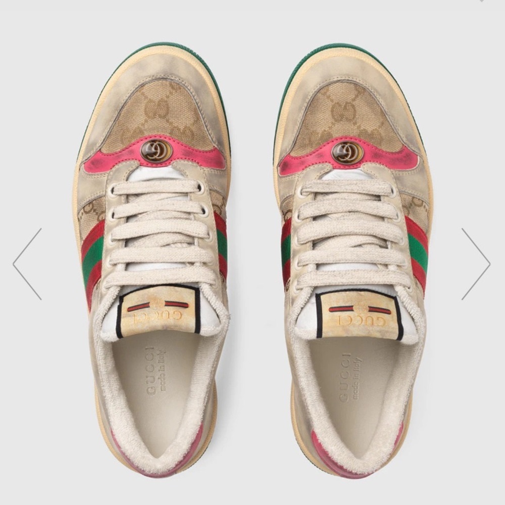 GUCCI Women’s Screener Sneaker size 40.5